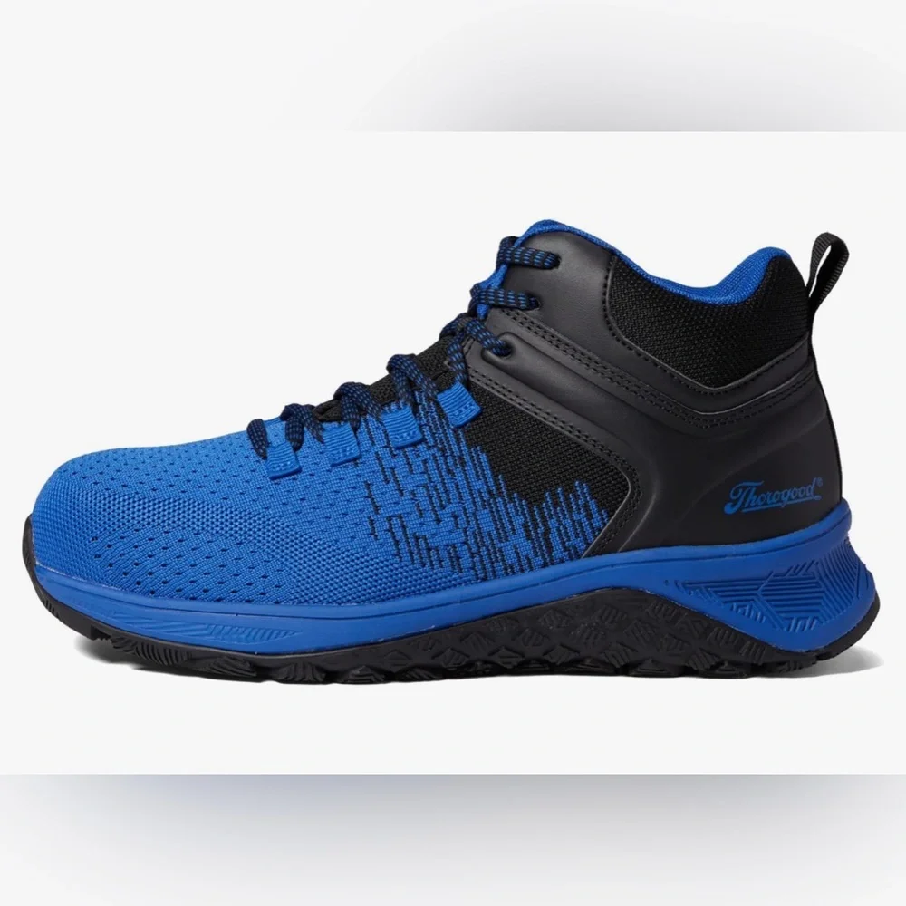 Thorogood Men’s Day One Safety AST Mid 809-9200 Blue/Black Size US 7/EU 40 NIB